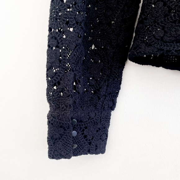 Sezane Alvere Blouse in Black 2 (FR 34) NWOT - Picture 8 of 10